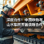 中国铁物与山水集团深度合作战略协议签署 中国铁物与山水集团深度合作战略协议签署