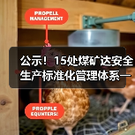 15处煤矿通过一级安全标准公示｜安全达标名单公布