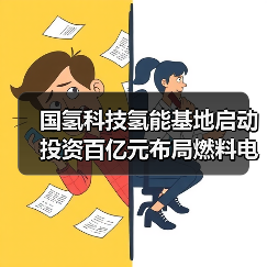 国氢科技氢能基地启动 投资百亿元布局燃料电池产业