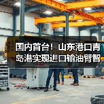 国内首台!山东港口青岛港实现进口输油臂智能对接 国内首台!山东港口青岛港实现进口输油臂智能对接