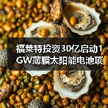 福莱特投资30亿启动1GW薄膜太阳能电池项目 福莱特投资30亿启动1GW薄膜太阳能电池项目