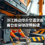 浙江推动综合交通装备首台套突破政策解读 浙江推动综合交通装备首台套突破政策解读