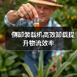 侧卸装载机高效卸载提升物流效率