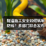隧道施工安全如何筑牢防线?多部门联合发布指导意见 隧道施工安全如何筑牢防线?多部门联合发布指导意见