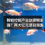 智能控制产业融资哪家强?两大亿元项目领跑 智能控制产业融资哪家强?两大亿元项目领跑