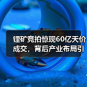 锂矿竞拍惊现60亿天价成交,背后产业布局引热议 锂矿竞拍惊现60亿天价成交,背后产业布局引热议