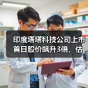 印度塔塔科技公司上市首日股价飙升3倍,估值近70亿美元 印度塔塔科技公司上市首日股价飙升3倍,估值近70亿美元