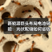 新能源巨头布局电池储能：光伏配储如何省钱？