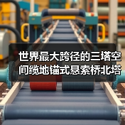 世界最大跨径的三塔空间缆地锚式悬索桥北塔成功封顶 世界最大跨径的三塔空间缆地锚式悬索桥北塔成功封顶