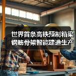 世界首条高铁预制箱梁钢筋骨架智能建造生产线正式投产 世界首条高铁预制箱梁钢筋骨架智能建造生产线正式投产