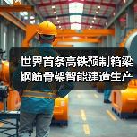 世界首条高铁预制箱梁钢筋骨架智能建造生产线正式投产 世界首条高铁预制箱梁钢筋骨架智能建造生产线正式投产