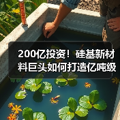 200亿投资!硅基新材料巨头如何打造亿吨级项目? 200亿投资!硅基新材料巨头如何打造亿吨级项目?