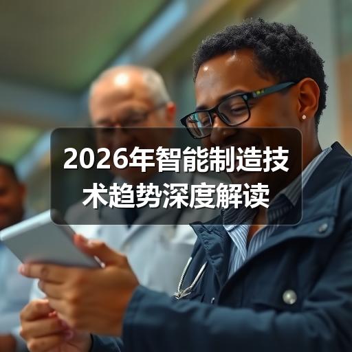 2026年智能制造技术趋势深度解读