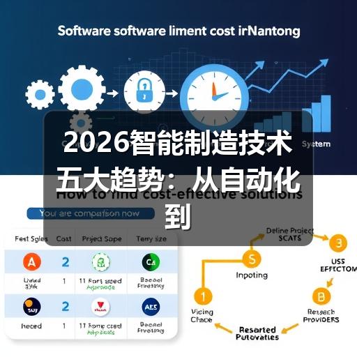 2026智能制造技术五大趋势:从自动化到自智化的跨越 2026智能制造技术五大趋势:从自动化到自智化的跨越