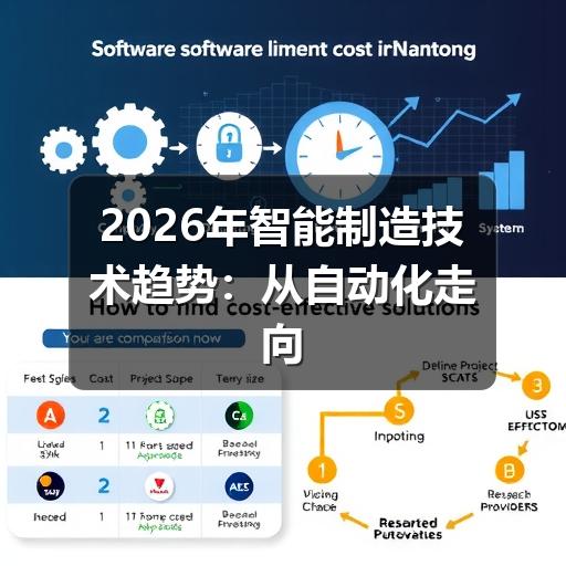 2026年智能制造技术趋势:从自动化走向自主化智造 2026年智能制造技术趋势:从自动化走向自主化智造