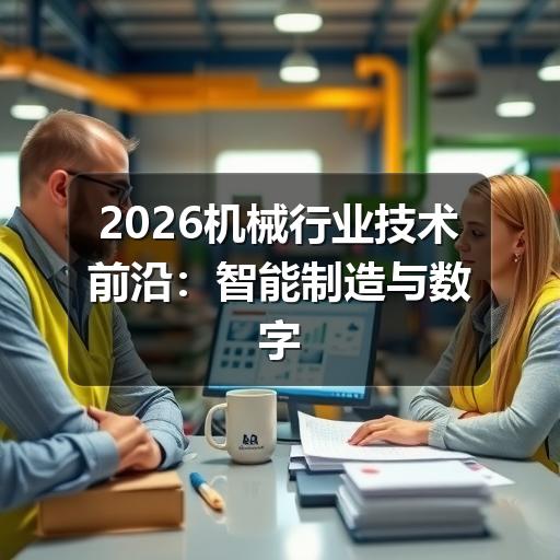 2026机械行业技术前沿:智能制造与数字孪生重塑工业格局 2026机械行业技术前沿:智能制造与数字孪生重塑工业格局
