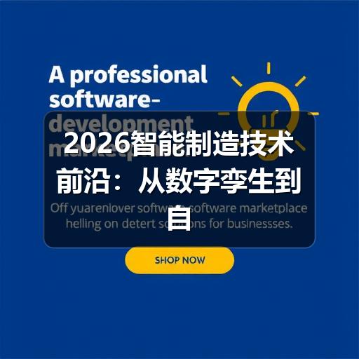2026智能制造技术前沿:从数字孪生到自主决策的实践跃迁 2026智能制造技术前沿:从数字孪生到自主决策的实践跃迁