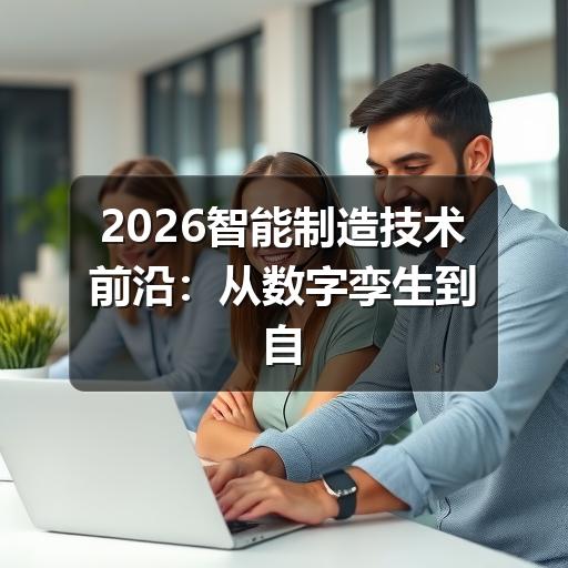 2026智能制造技术前沿:从数字孪生到自主决策的实践跃迁 2026智能制造技术前沿:从数字孪生到自主决策的实践跃迁