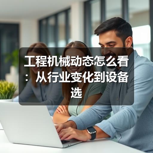 工程机械动态怎么看:从行业变化到设备选型的实用判断 工程机械动态怎么看:从行业变化到设备选型的实用判断