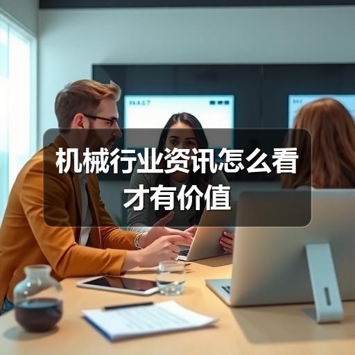机械行业资讯怎么看才有价值 机械行业资讯怎么看才有价值