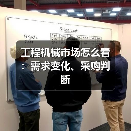 工程机械市场怎么看:需求变化、采购判断与风险避坑 工程机械市场怎么看:需求变化、采购判断与风险避坑