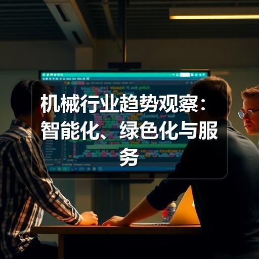 机械行业趋势观察:智能化、绿色化与服务化如何重塑制造现场 机械行业趋势观察:智能化、绿色化与服务化如何重塑制造现场