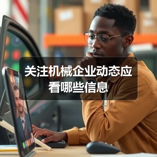 关注机械企业动态应看哪些信息 关注机械企业动态应看哪些信息