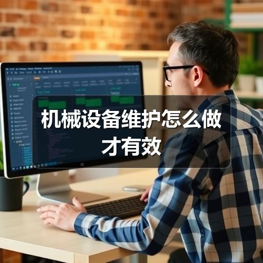 机械设备维护怎么做才有效