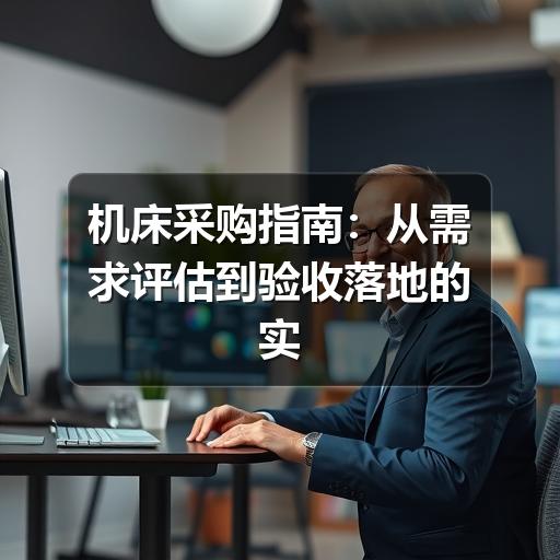 机床采购指南:从需求评估到验收落地的实用方法 机床采购指南:从需求评估到验收落地的实用方法