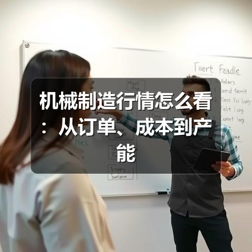 机械制造行情怎么看:从订单、成本到产能的实用判断方法 机械制造行情怎么看:从订单、成本到产能的实用判断方法