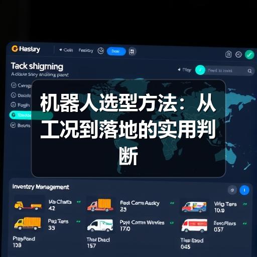 机器人选型方法：从工况到落地的实用判断指南