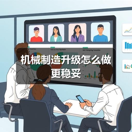 机械制造升级怎么做更稳妥