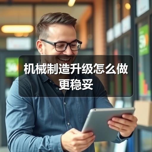 机械制造升级怎么做更稳妥